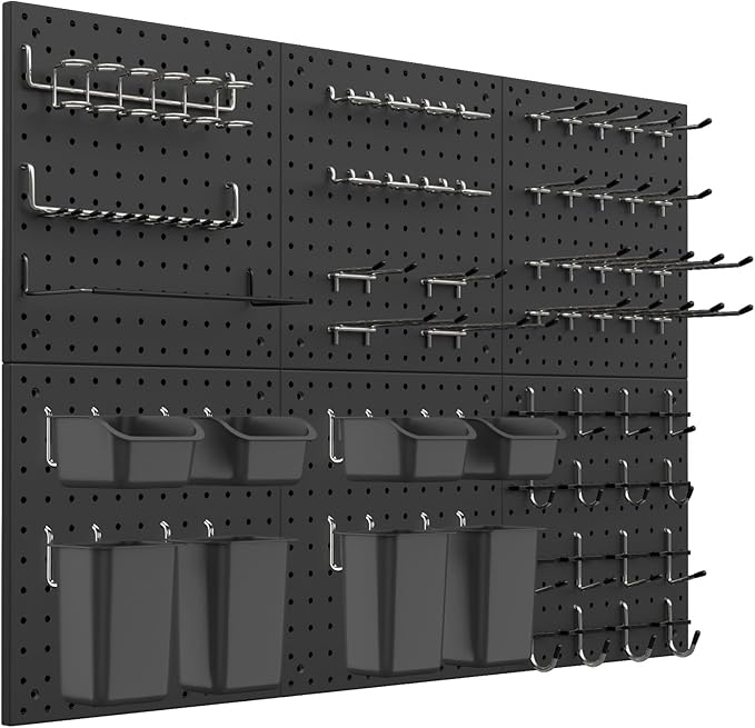 Peg Board Kit, Includes Pegboard and Accessories, by Daanxw