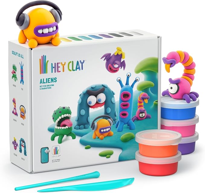 HEY CLAY Set - Colorful Modeling Air Dry Clay Kit by HEYCLAY