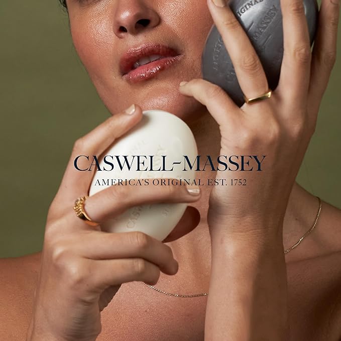 Caswell-Massey Natural Bar Soap for Women, Moisturizing Body Soap Bar for All Skin Types, Made with Essential Oils & Plant-Based Formula for Soft Skin, Lilac, 3.5 oz