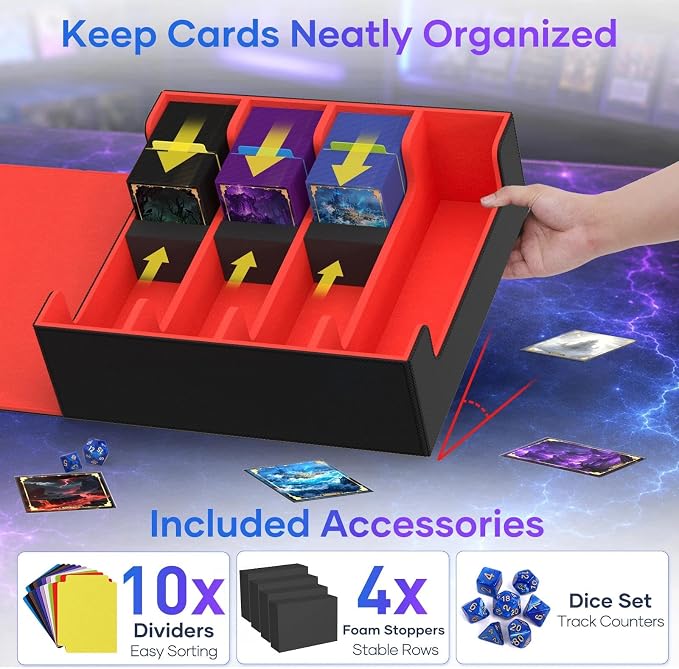 Mlikero Trading Card Storage Box, Bulk Card Storage - Image 4
