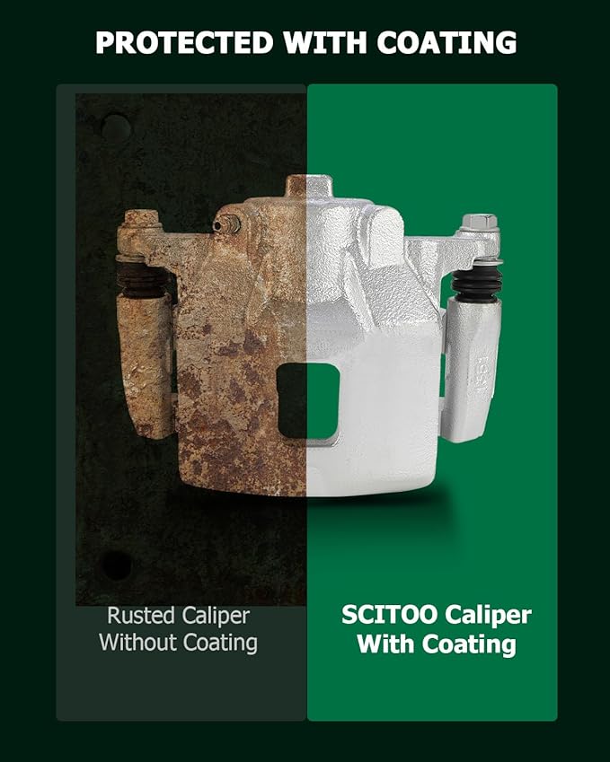SCITOO Front Right Brake Caliper With Bracket 18B4881 Compatible For Chevrolet Cobalt 2005-2010 For Pontiac G5 2007-2009 For Pontiac Pursuit 2005-2006 For Saturn Ion 2003-2007