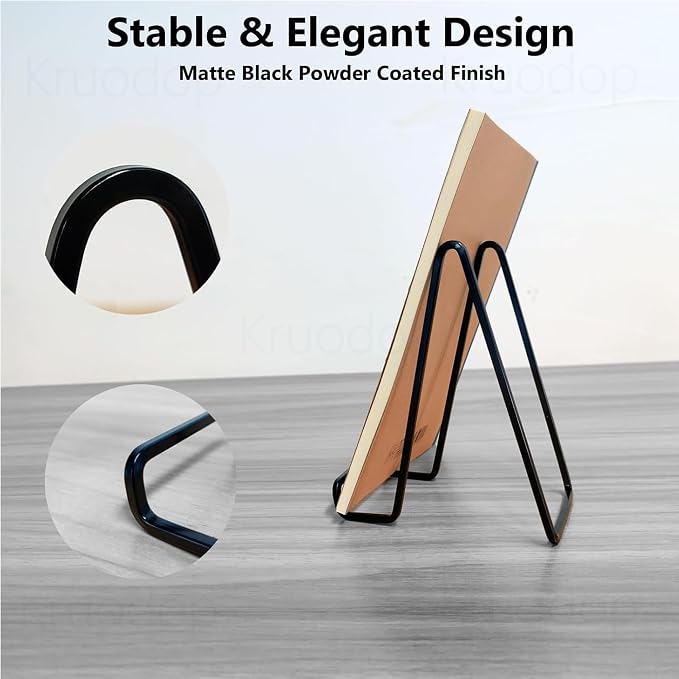 3 Pack 8 inch Metal Plate Stands - Image 3