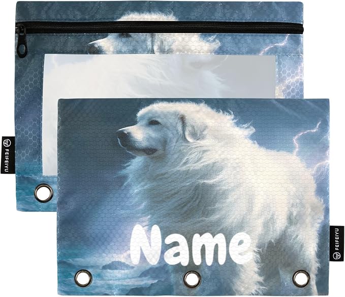 Custom Great Pyrenees Dog Pencil Pouch by BOENLE-WELCOMEYOURCOMING