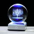 Ornalrist Crystal Ball 3D Engraved Tree of Life by Ornalrist