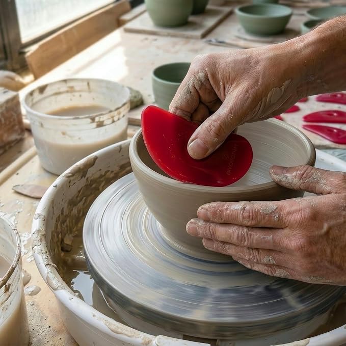 DIYOOHOMY Pottery Ribs for Pottery Tools and Clay Tools, Soft Silicone Ceramic - Image 6