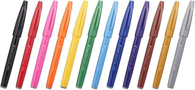Pentel pen touch felt-tip pen 12 color set SES15C-12 - Image 2