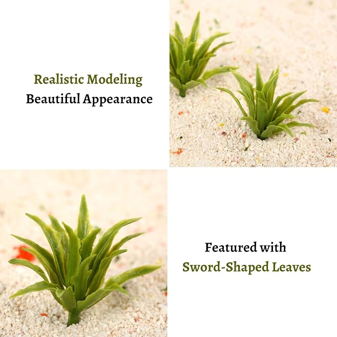 Yetaha 50pcs Green Shrubs Bush Model, Aritificial Plants, Railway Wargame Park - Image 8