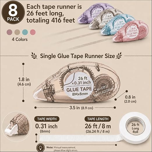 MARCADORUS Double Sided Tape Roller - Image 2