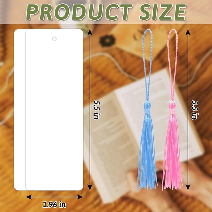 200 Sets Blank Bookmarks to Decorate - Image 2