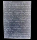 1PC Words Sentiment Background Embossing Folder by WooYangFun