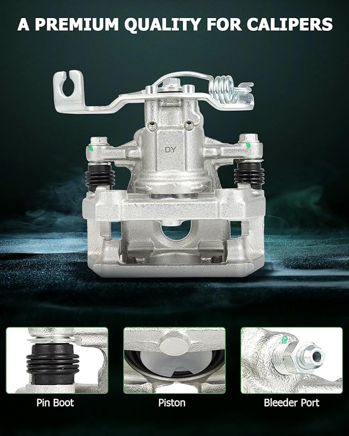 SCITOO Rear Left Brake Caliper With Bracket 18B4946 Compatible For Ford For Five Hundred/For Freestyle/For Taurus/For Taurus X, For Mercury For Montego/For Sable