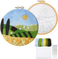 Wonafa DIY Wool Needle Felt Starter Kit, Beginner Needle Felt Kit by Wonafa