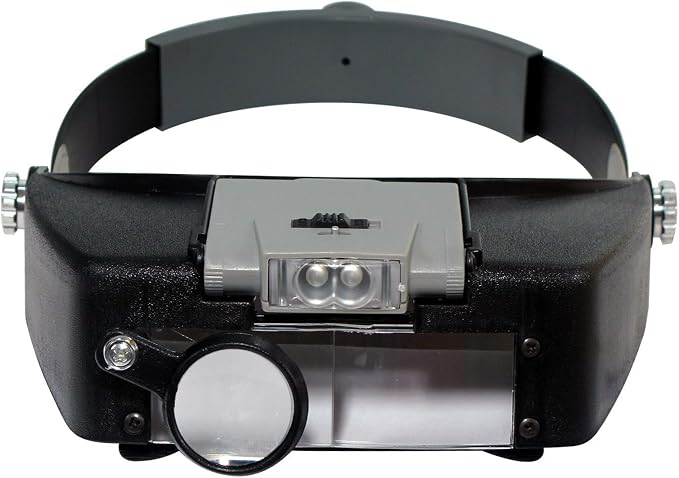 SE Illuminated Dual Lens Flip-in Head Magnifier - Image 3