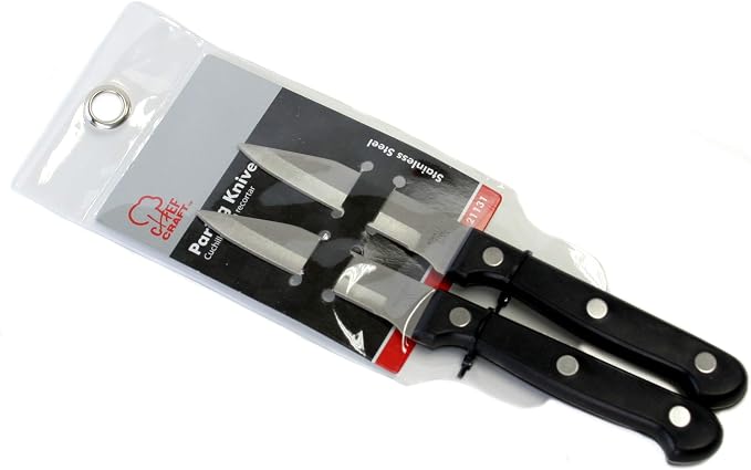 Chef Craft Select Paring Knives, 9.5 inch 2 piece knife set, Stainless - Image 2