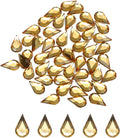 MECCANIXITY 50PCS Flat Back Acrylic Teardrop Gems 6x10mm Artificial Rhinestones by MECCANIXITY