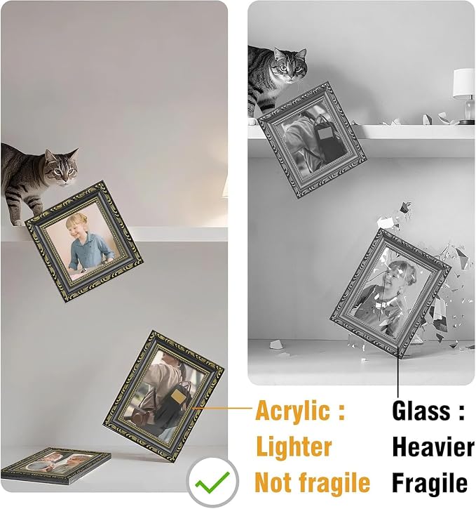 8×10 Picture Frame Gold - Image 3