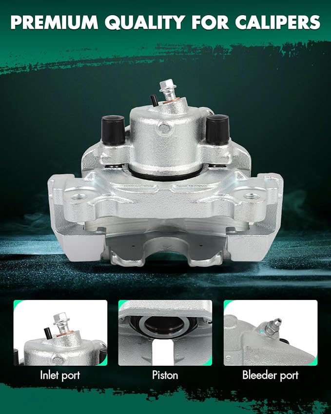 SCITOO 19B2974 19B2975 Front Left & Right Disc Brake Calipers Assembly w/Bracket For Audi For A3,For Volkswagen For Beetle/For Golf/For Jetta/For Rabbit