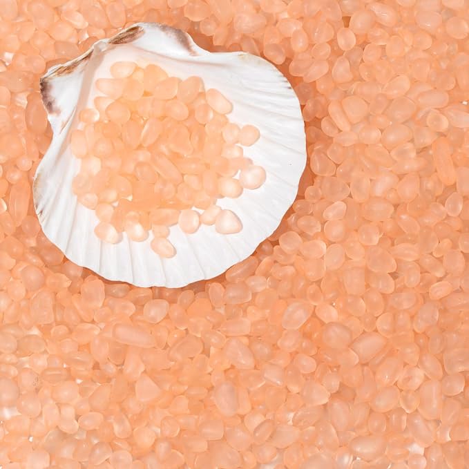 QEQEKAKA Sea Glass Stones for Crafts About 0.5LB Glass Pebbles Gemstones Bulk - Image 6