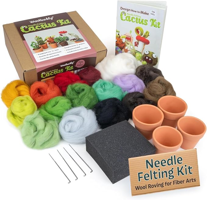 Woolbuddy Needle Felting Kit Starter Set by Woolbuddy