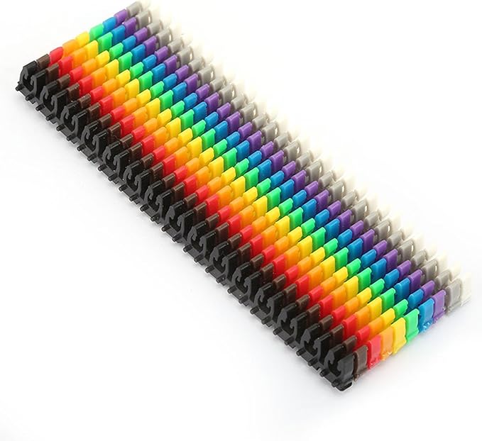 Generic Colorful Wire Number Tube Cable Marker Digital Number Label Tube (150PCS KCM-1.5MM 1.5 Square), Genericpo5i7zng8h-01