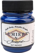 Jacquard Lumiere 2.25oz Fabric Paint Indigo by Jacquard