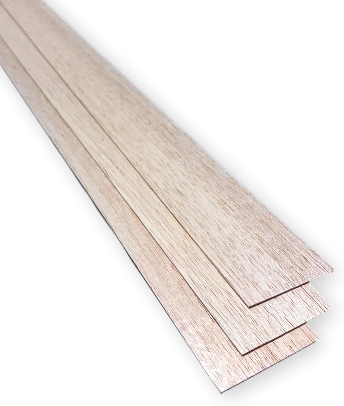 Proartek PK00040 Model BWH003X010 Pack of 10 Balsa Wood Sheets, and - Image 2