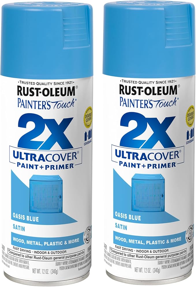 Rust-Oleum 334085-2PK Painter's Touch 2X Ultra Cover Spray Paint, 12 oz by Rust-Oleum