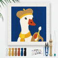 DOODLREAM Painter Goose DIY Punch Needle Embroidery Kit by Doodlream