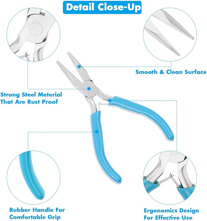 Shynek 3pcs Jewelry Making Plier Tools - Image 4