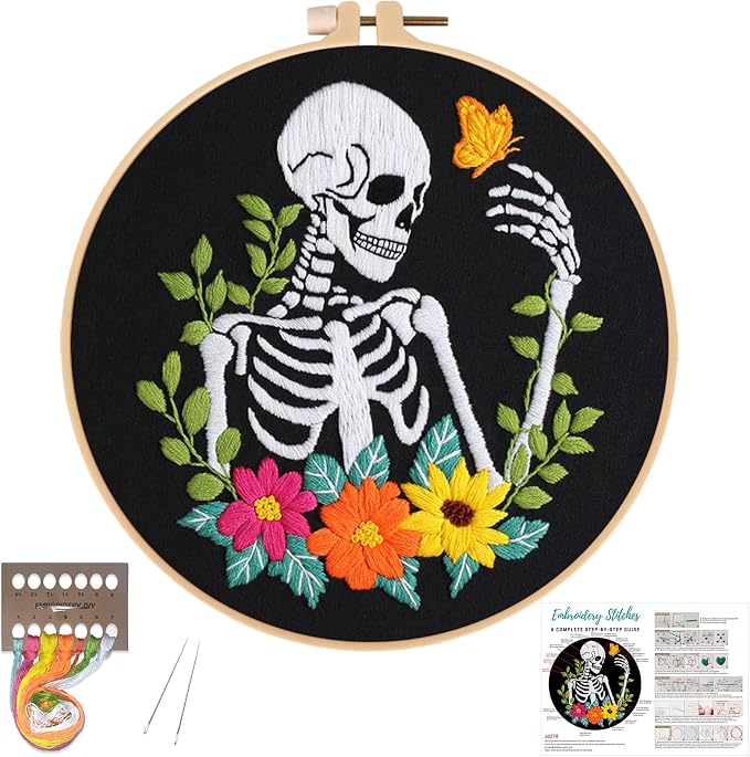 Louise Maelys Halloween Embroidery Kit by LouiseMaelys