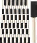Bates Foam Paint Brushes, 40 Pack by BatesChoice