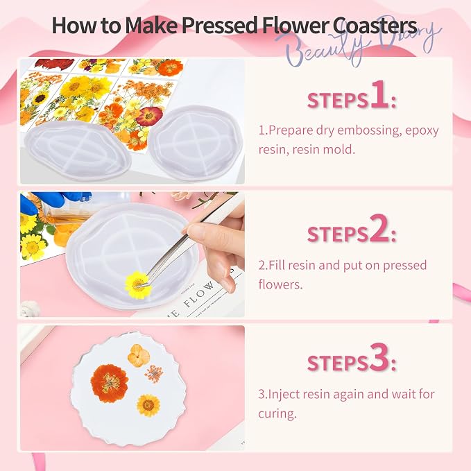 169Pcs Fall Dried Pressed Flowers - Image 5