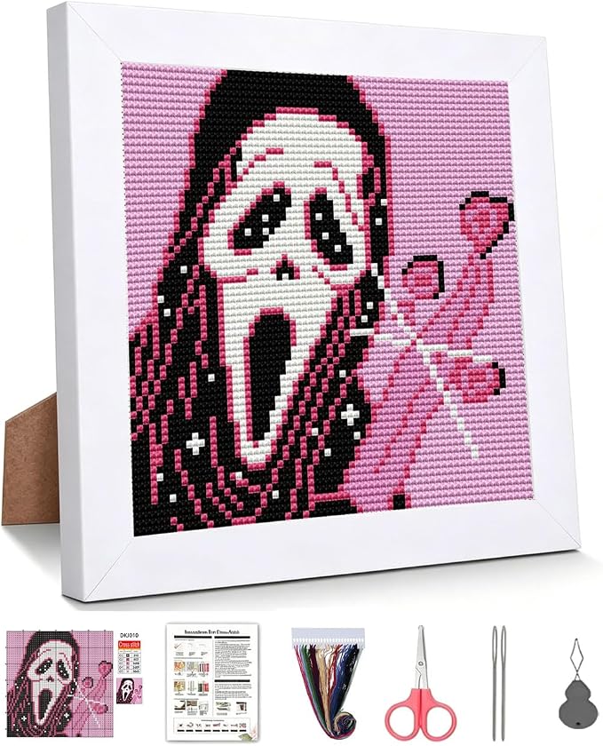 WUSARPLY Halloween Stamped Cross Stitch Kits by WUSARPLY