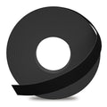GSCIT Club Black Edge Banding, 1 inch x 50ft Melamine Edge Banding with Hot Melt Adhesive Preglued Cabinet Edge Banding Flexible Black Veneer Edging