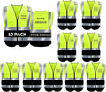 BeautyWill Custom Safety Vest Logo Class 2 High Visibility Reflevtive Vest Outdoor Protective Workwear