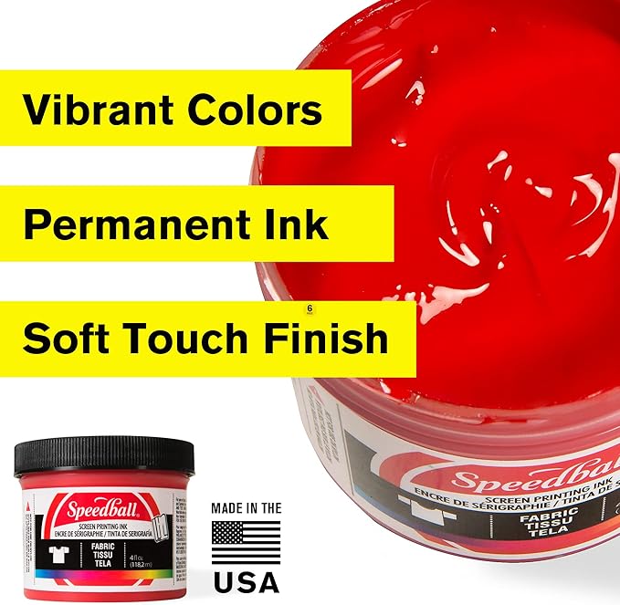 Speedball 045650, Fabric Screen Printing Ink, 8 Fl oz., Process Cyan - Image 4
