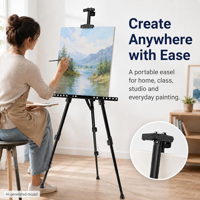 RRFTOK 17-66 Inch Adjustable Art Easel Stand - Image 2