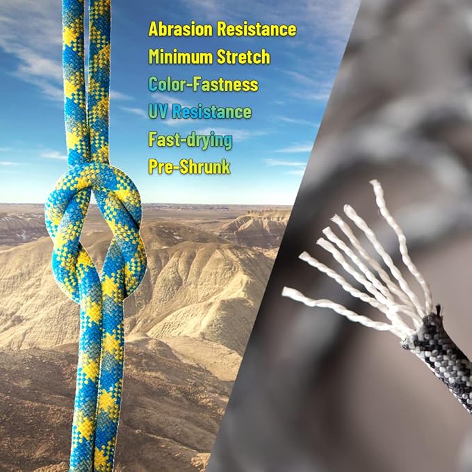 HERCULES Type III Paracord 550 Paracord Rope Parachute Cord, 50' Purple for Camping Cord, Survival Rope