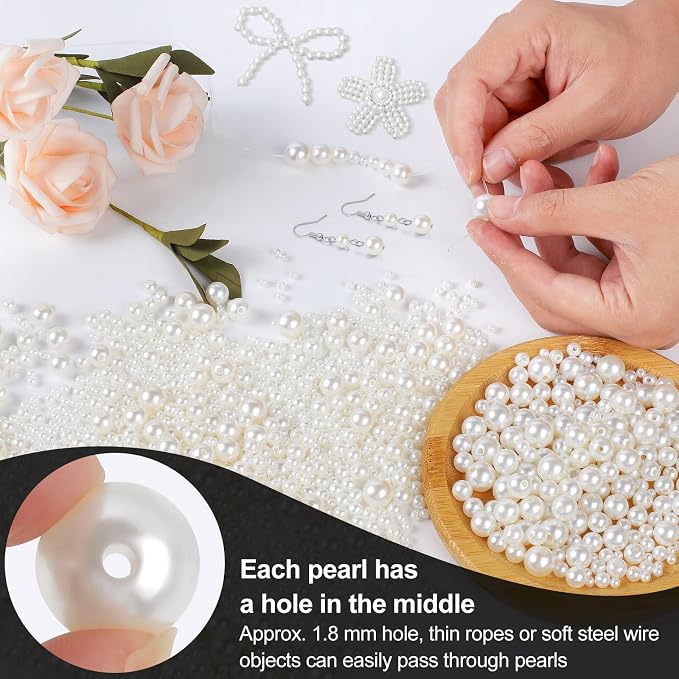 Phinus 1950 Pcs Pearl Beads - Image 4