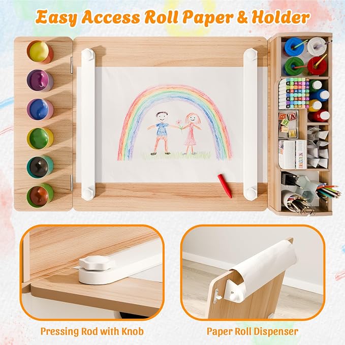Kids Art Table and Chair Set - Image 5