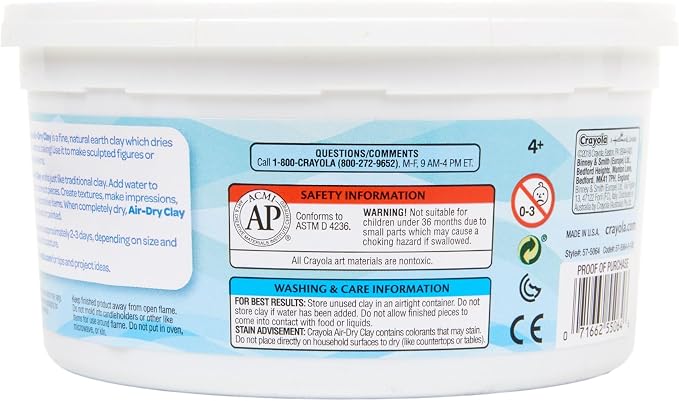 Crayola Air Dry Clay, Terra Cotta No Bake Modeling Clay - Image 5