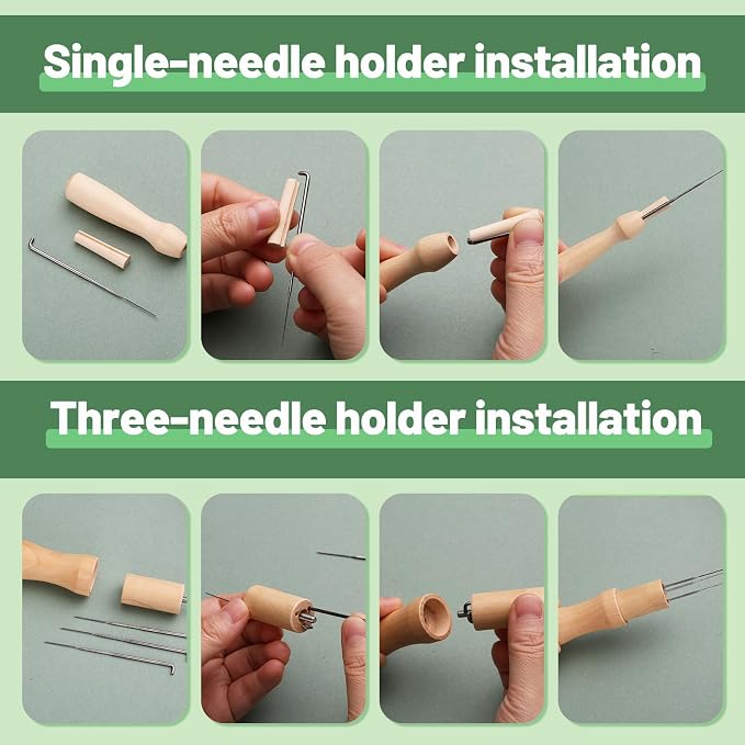 Yizzvb Needle Felting Tools, 4 Sizes Felting Needles - Image 4