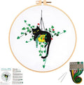 Louise Maelys Stamped Cat Embroidery Kit by LouiseMaelys