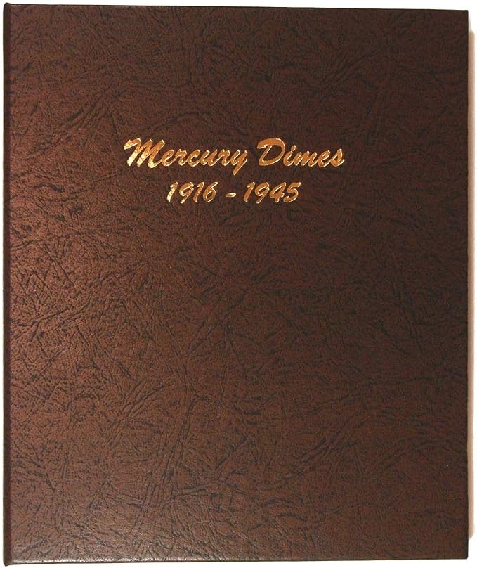 Dansco US Mercury Dime Coin Album 1916-1945#7123 by Unknown