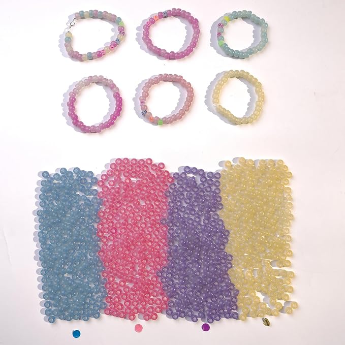 NikkiGuo 1000pcs Pony Beads, Kandi Beads - Image 5