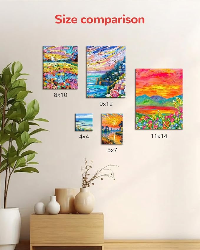Canvas Boards for Painting 36 Pack, 11x14 Inch Blank Canvas Panels, 100% Cotton - Image 4