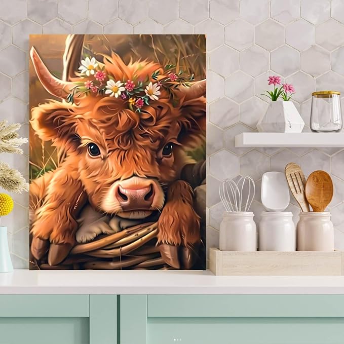 Highland Cow Diamond Painting Kits - Image 2