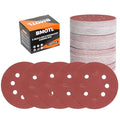 100Pcs 600 Grit Sanding Discs 5 Inch 8 Hole: Woodworking/Metalworking Round Extra Fine Hook and Loop Sandpaper for Random Orbital Sander
