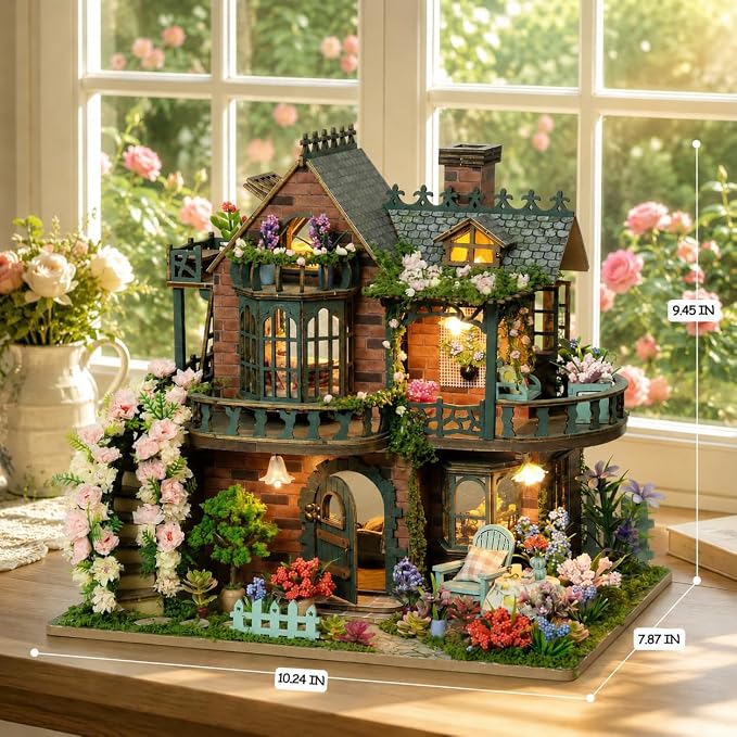 RHZN Miniature House Kit, Miniature Kit, Mini House Building Kit - Image 2