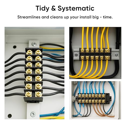Terminal Block 2 Wrapped 12 Circuits 30A 450v Double-Row Screw terminals and 48 Pieces Connectors